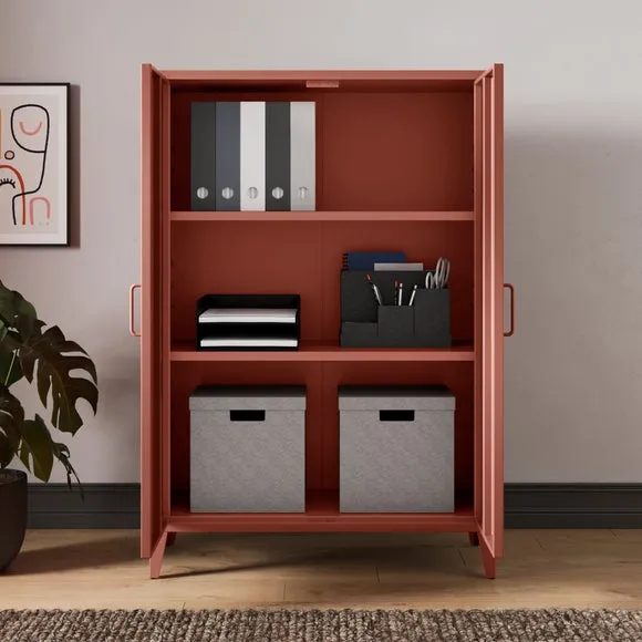 Helga Metal Tall Sideboard 2