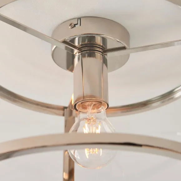 Vogue Beckett Industrial Flush Ceiling Light 3