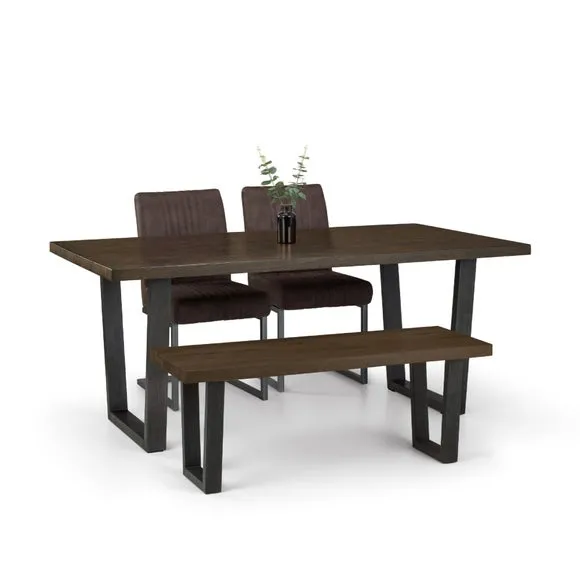 Brooklyn 6 Seater Rectangular Dining Table, Oak 5