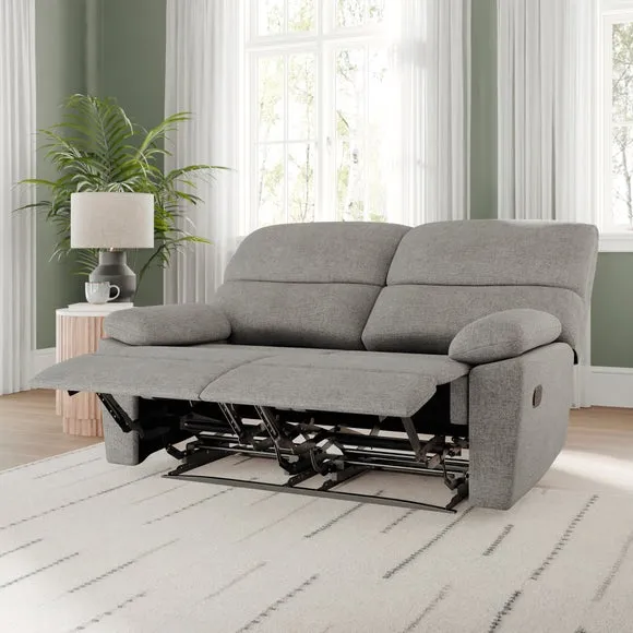 Murphy Chenille Manual Recliner 2 Seater Sofa 3