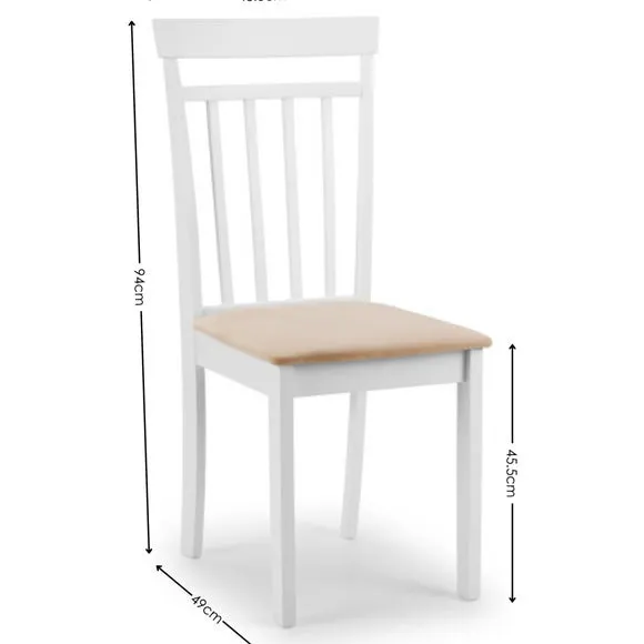 Coast 2-4 Seater Round Extendable Dining Table with 4 Chairs 5