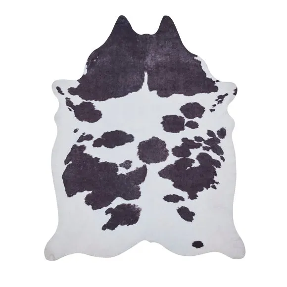 Faux Cow Print Rug 3