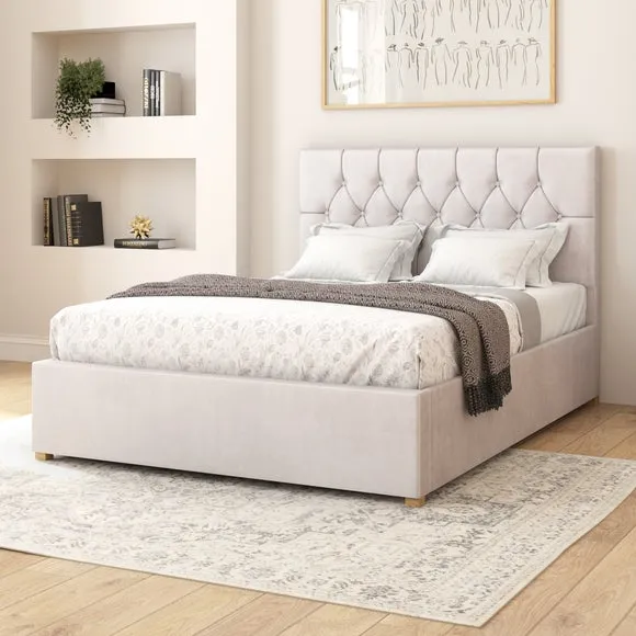 Olivier Plush Velvet Adjustable Bed 1