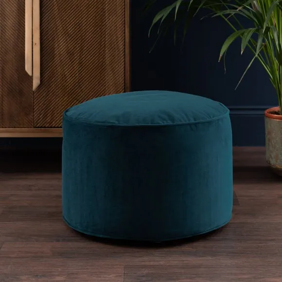 Eliza Velvet Pouffe 1