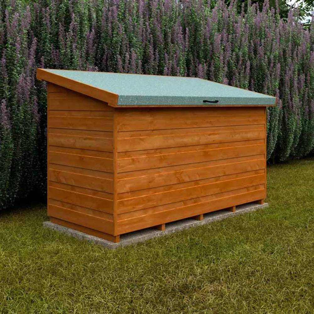 Buttercup Farm 5x2.3 Tool Chest 12mm Shed - L145 x W67.5 x H97.5 cm - Burnt Orange 2
