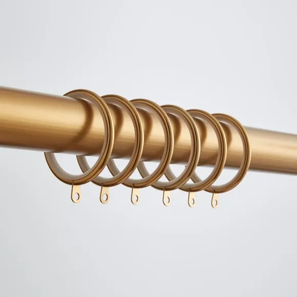 Pack of 12 Lined Curtain Rings 1