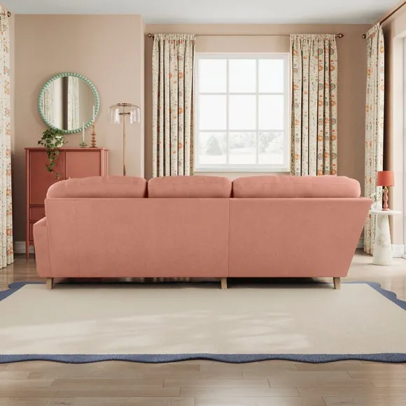 Martha Vintage Velvet Full Corner Sofa 3