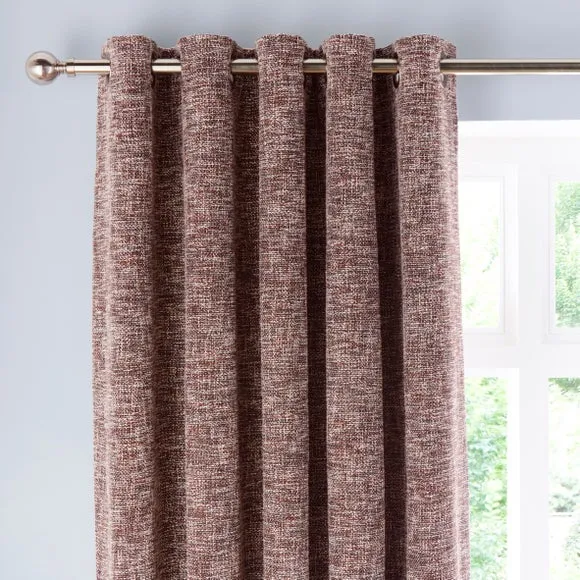 Everson Boucle Eyelet Curtains 1