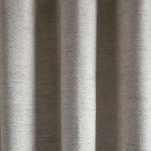 Churchgate Swithland Herringbone Eyelet Door Curtain 2