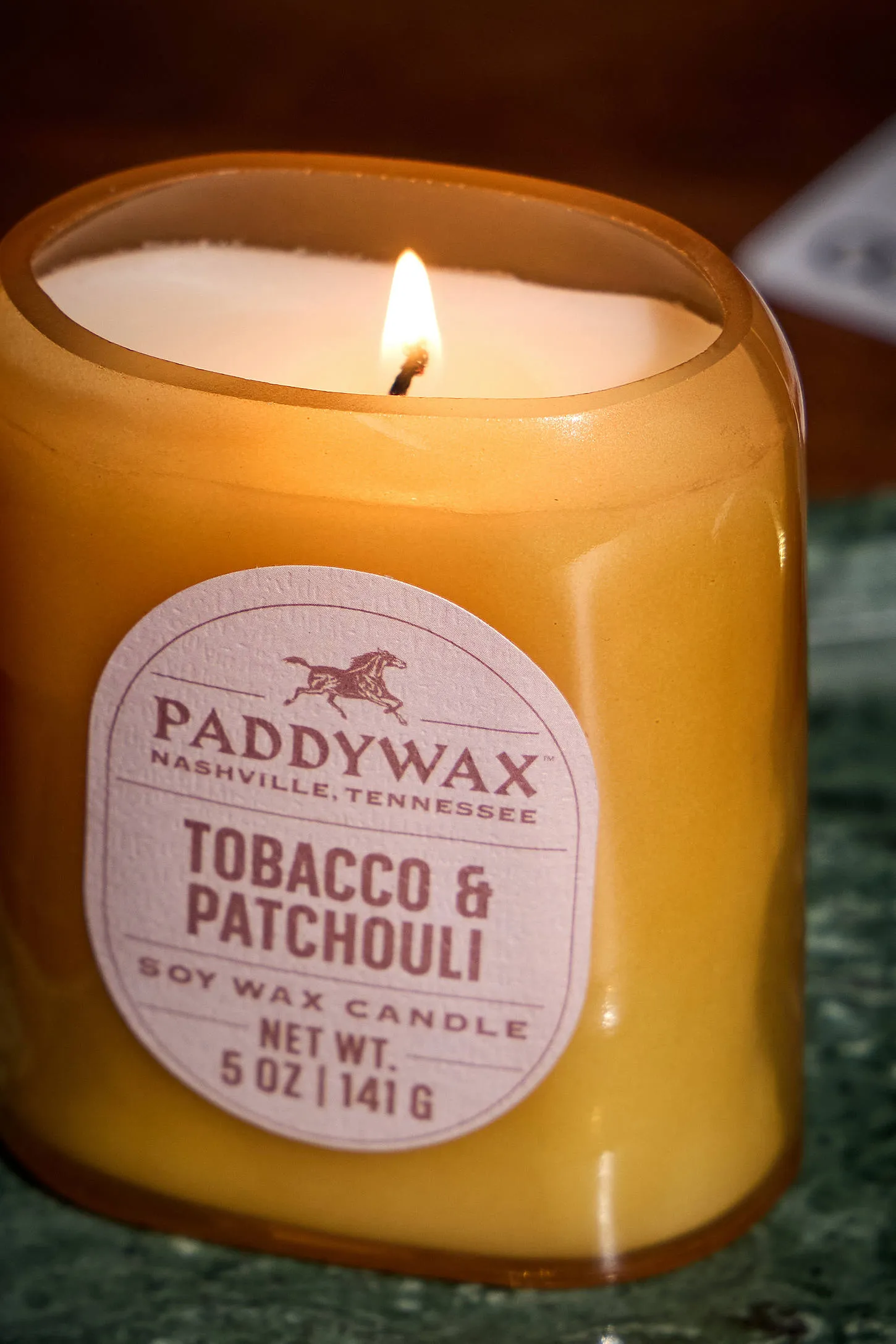 Paddywax Vista Tobacco & Patchuouli Soy Wax 5oz Candle ALL 2
