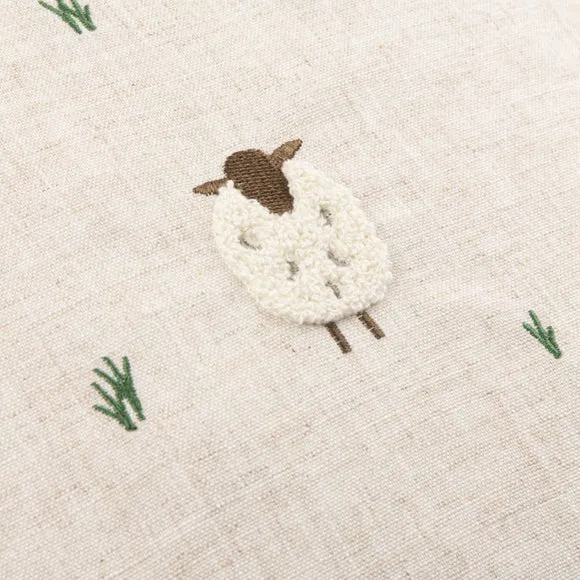 Wylder Nature Ramble Sheep Square Cushion 2