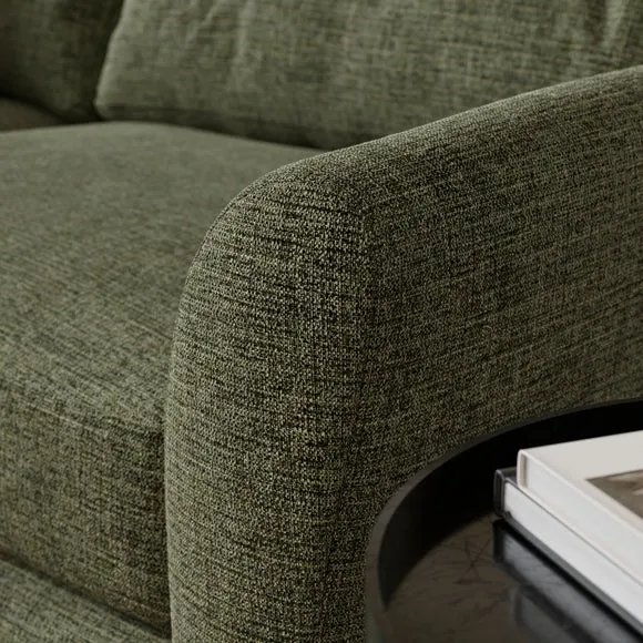 Sven Soft Texture Chenille Reversible Corner Chaise Sofa 4