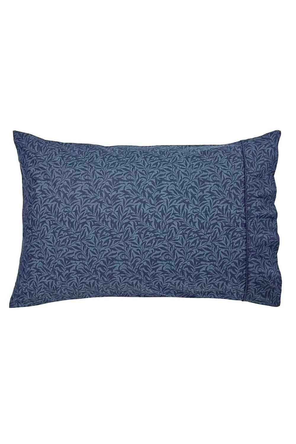 Morris & Co 'Strawberry Thief' Cotton Standard Pillowcase Pair in Blue