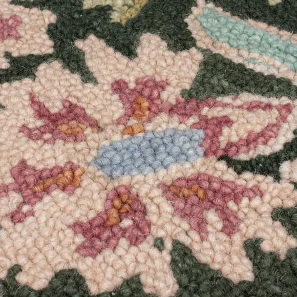 Annalise Mid Century Floral Wool Rug 2
