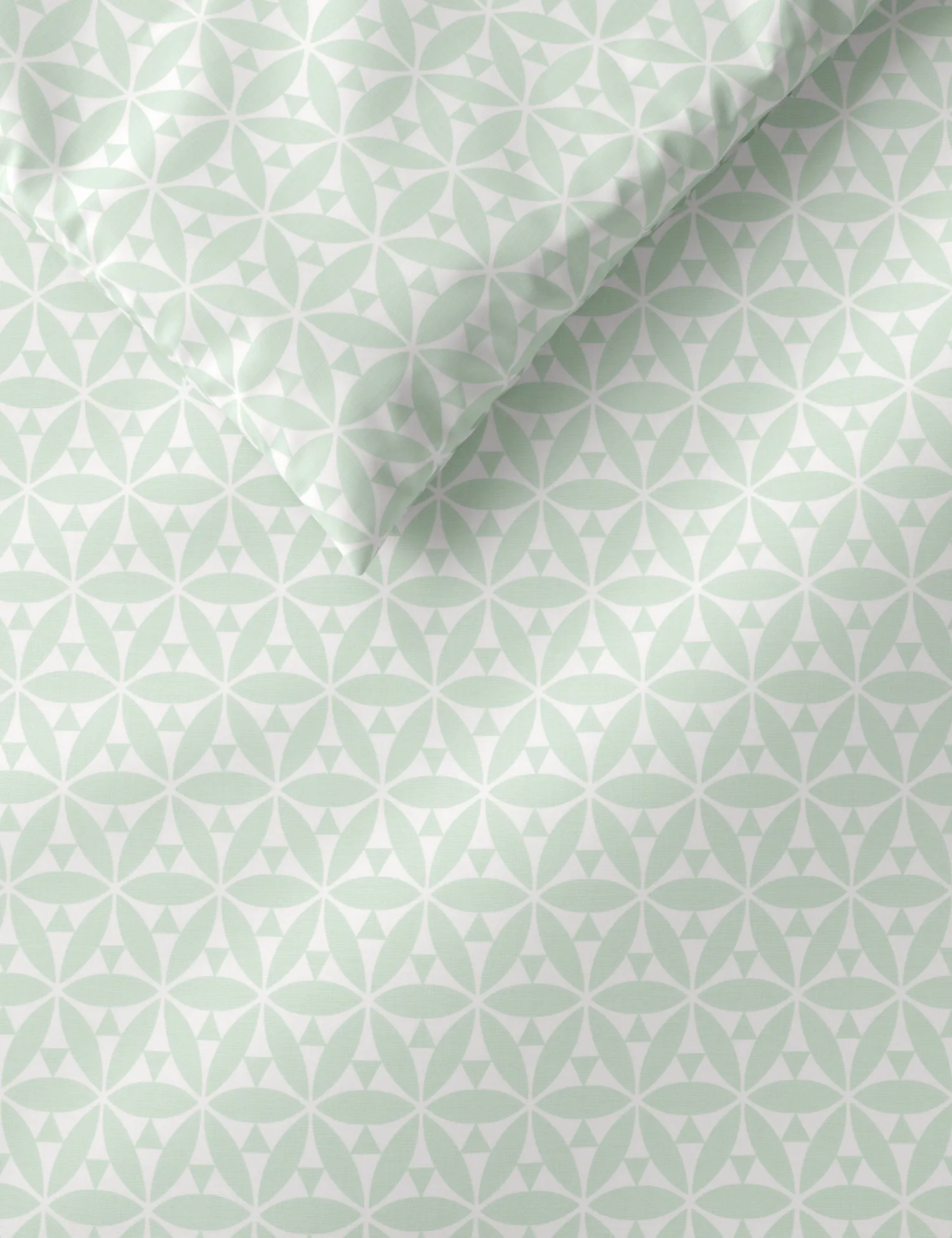 M&S Cotton Blend Geometric Bedding Set