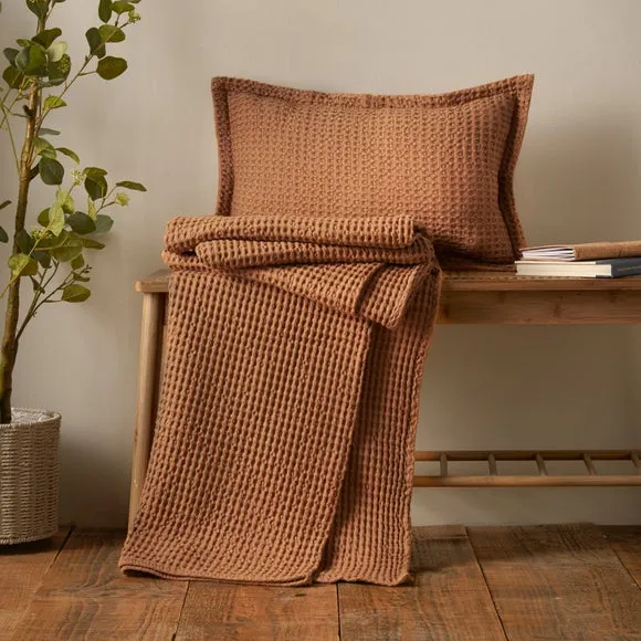 Pineapple Elephant Jaipur Waffle Throw Blanket 150cm x 200cm 4
