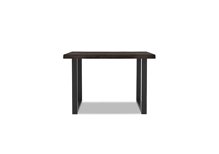 Hades Raw Edge Bar Table with U Shaped Legs - 140-cm - Smoked - Dining Room Furniture