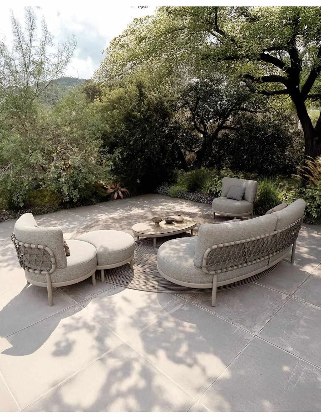 Royalcraft Koko 5 Seater Garden Lounge Set Grey