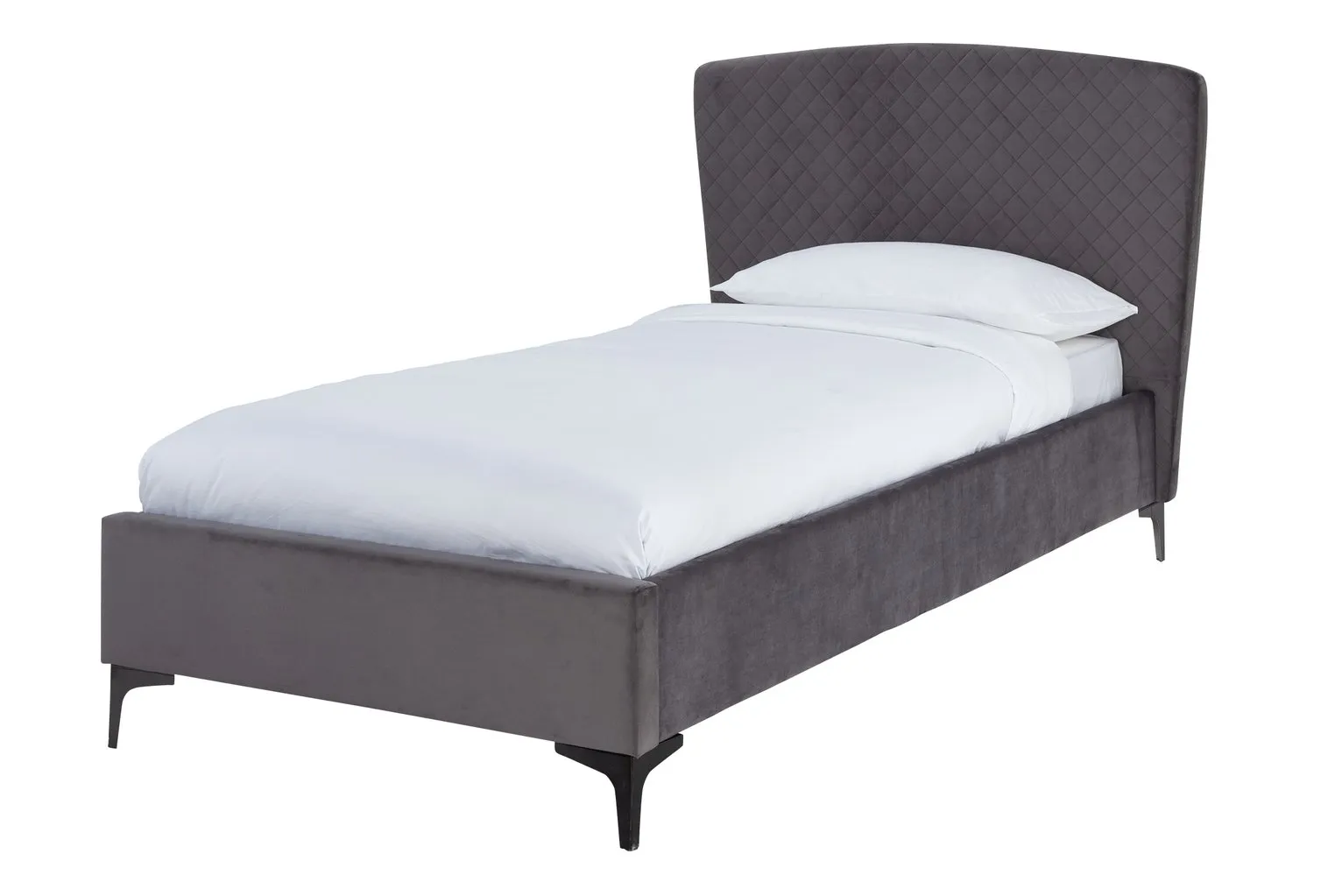 Habitat Wafer Single Bed Frame - Charcoal