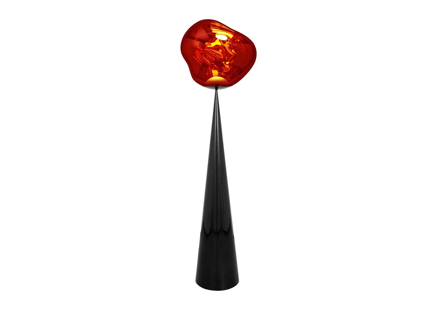 Tom Dixon Melt LED Cone Fat Floor Lamp Copper 1
