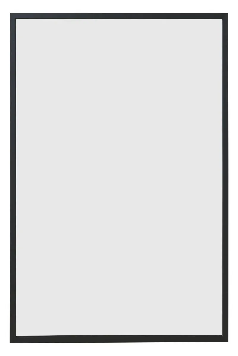 MirrorOutlet Black Aluminium Edged Wall Mirror 16" X 24" (40CM X 60CM) 3