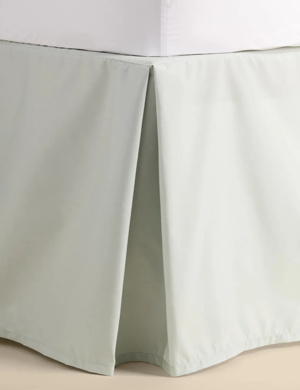 M&S Egyptian Cotton 230 Thread Count Crisp Valance Light Duck Egg