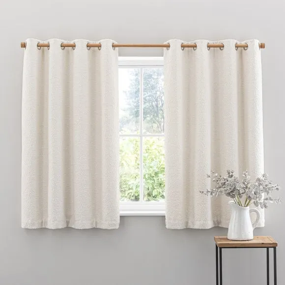 Churchgate Woodhouse Boucle Eyelet Curtains (Blackout Available) 5