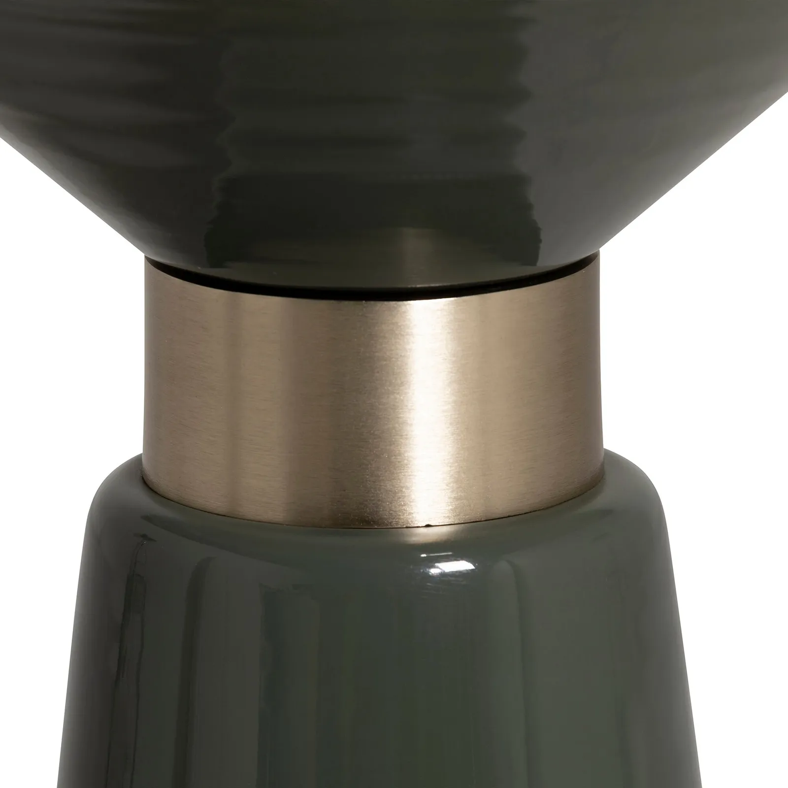 Visconti Lamp Table 26X26X55.9 Cm, Round, Green Glass | Barker & Stonehouse 6