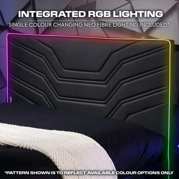 X Rocker Oracle Gaming TV Bed Frame with Neo Fibre LED 4