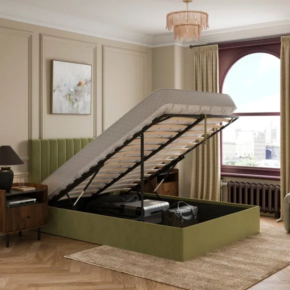 Brandon Velvet Ottoman Bed Frame 3