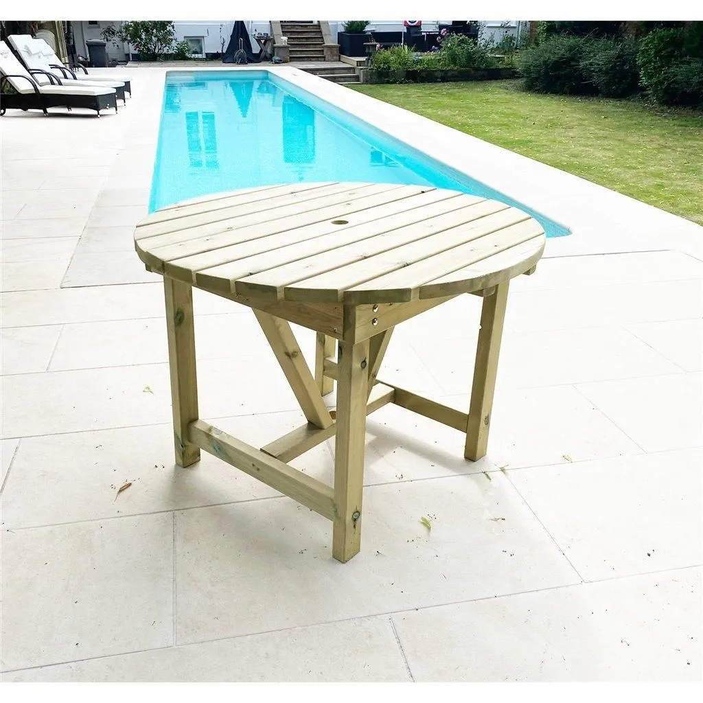 Marlborough Heavy Duty Table & Chair Set (2 Seater) in Natural 5