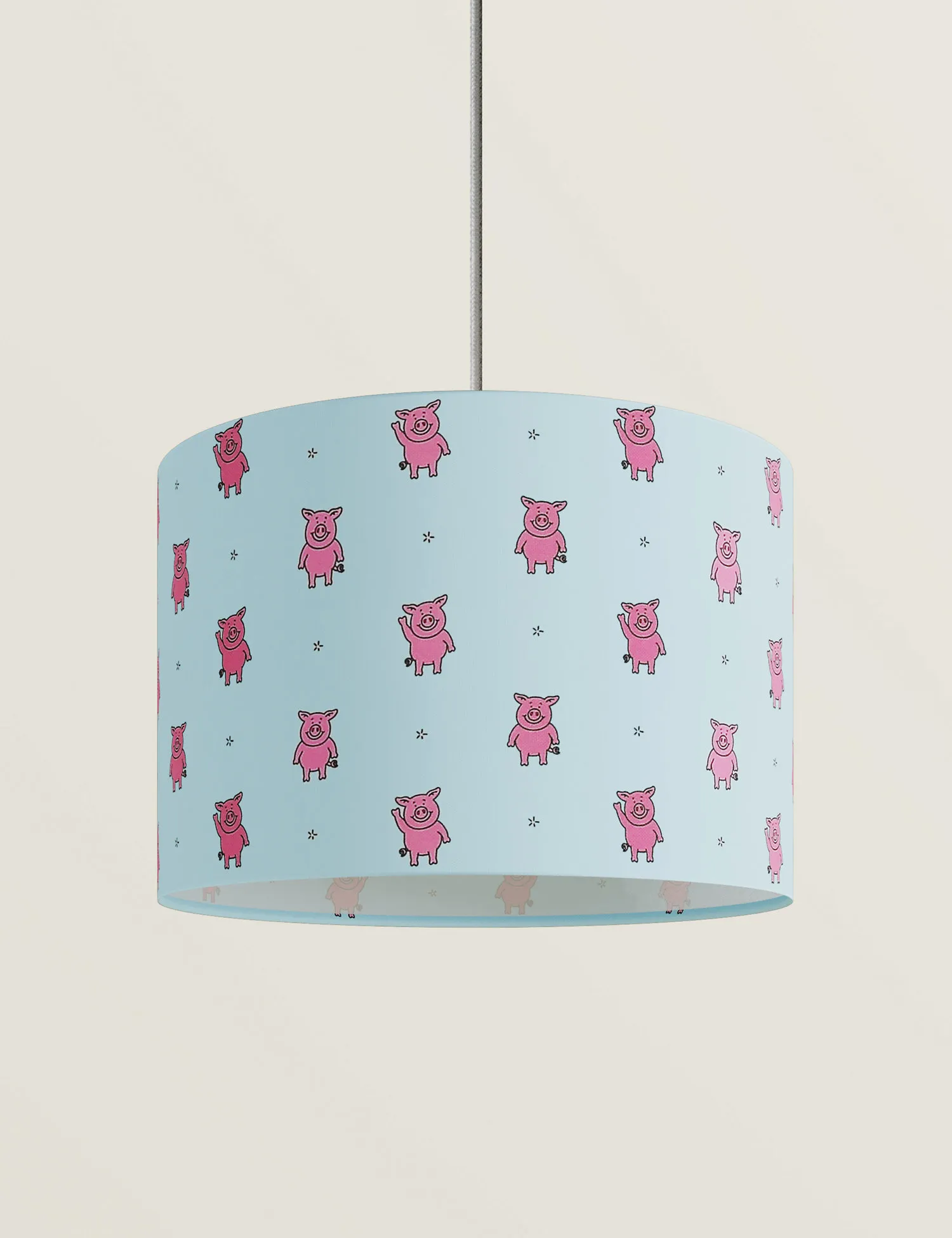 M&S Percy Pig™ Print Ceiling Lamp Shade
