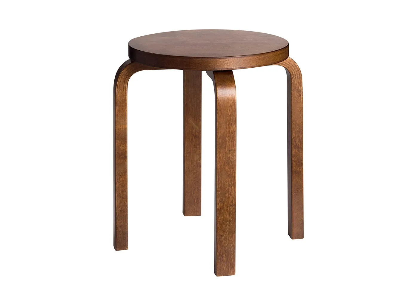 Artek Stool E60 Walnut Stained Birch 1