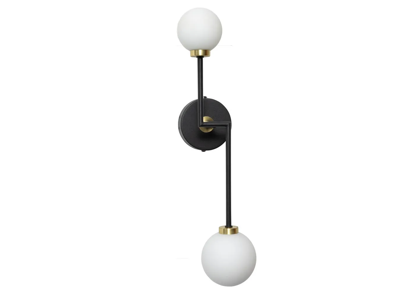 Heal's Balance 2 Arm Wall Light Black