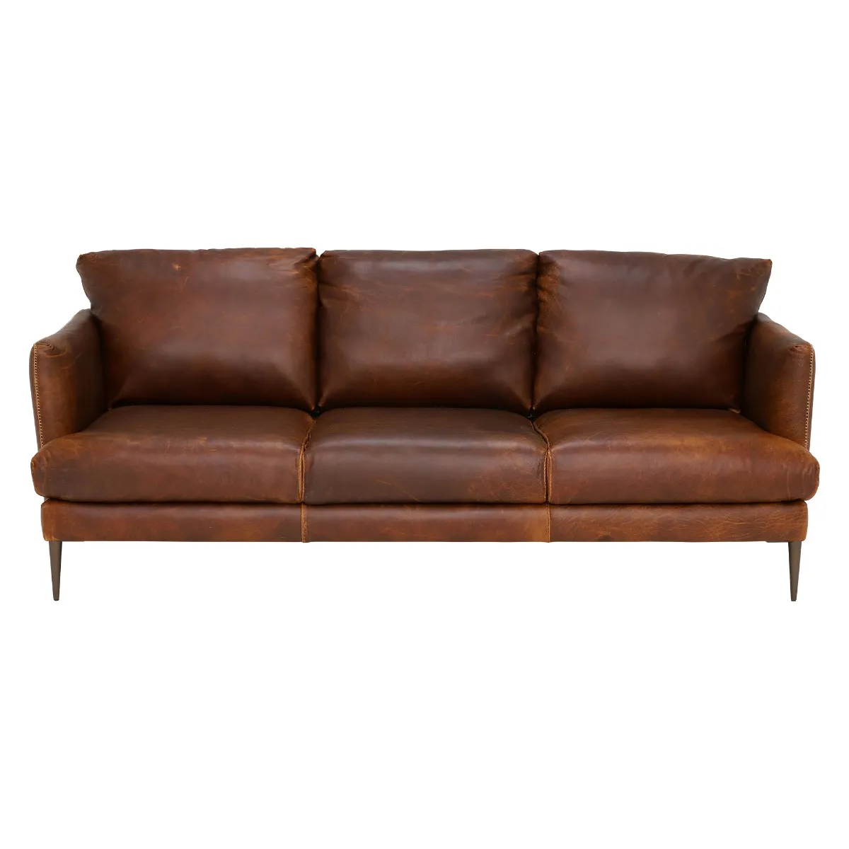 New Acacia Leather Sofa