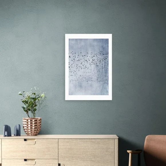 East End Prints Moving On Blue Print 1