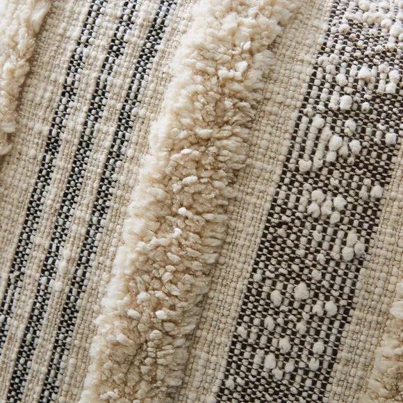 Samara Striped Cushion Natural 2