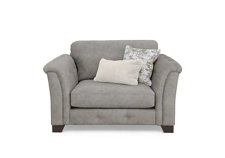 Aura Fabric Classic Back Chair Sofa Bed - Kenzo Oatmeal - Sofas and Armchairs - In Time for Christmas
