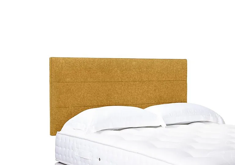 Artisan Collection Natsu Standard Strutted Headboard - Single - Tweed Mustard
