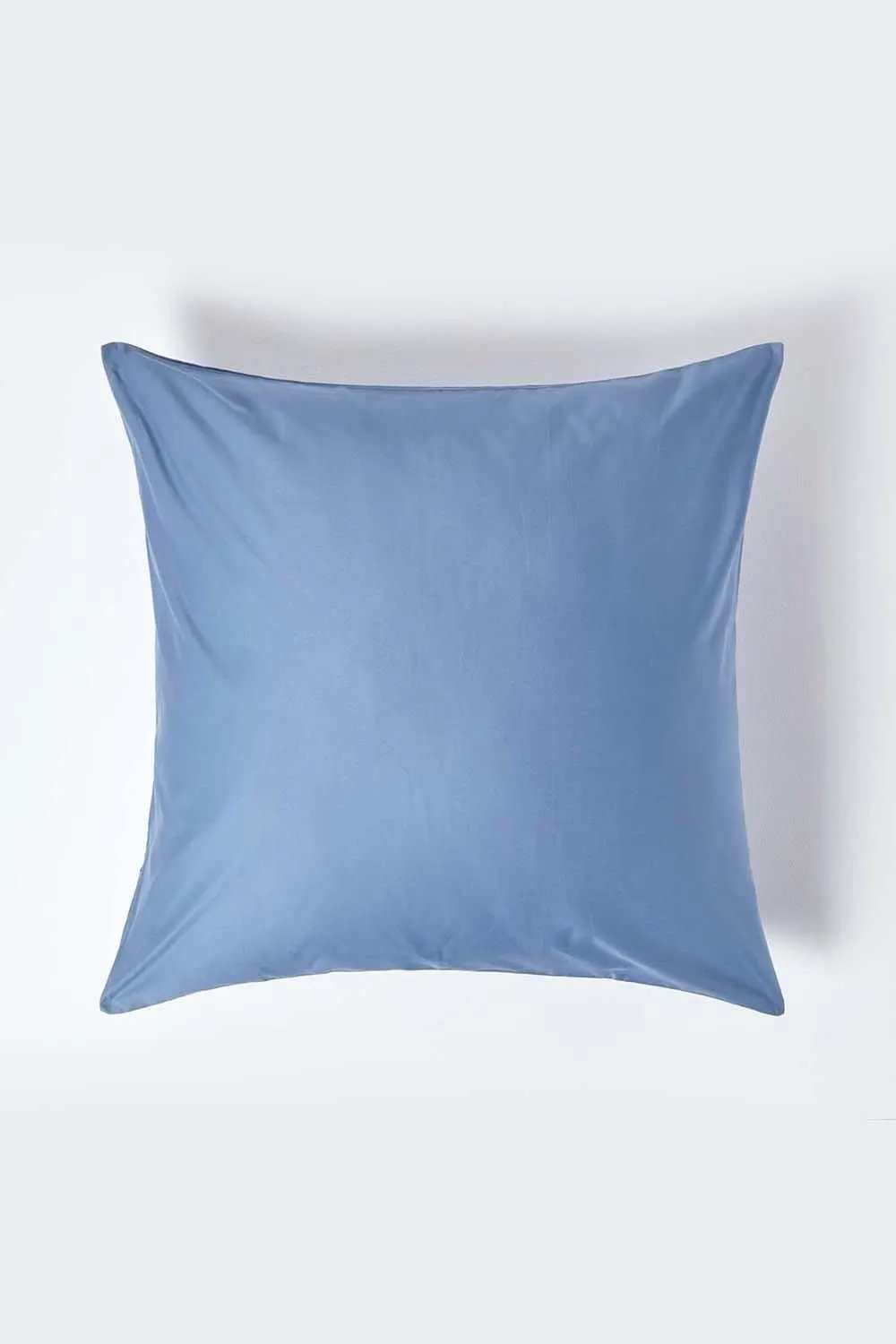 Homescapes Continental Egyptian Cotton Pillowcase 1000 TC, 80 x 80 cm in Blue 1