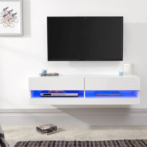 Galicia LED Floating Wall TV Unit for TVs up to 55" 3