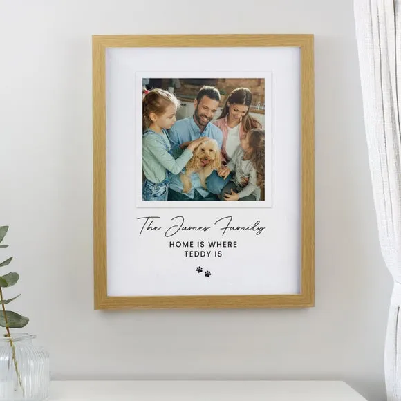 Personalised Pet Photo Framed Print 2