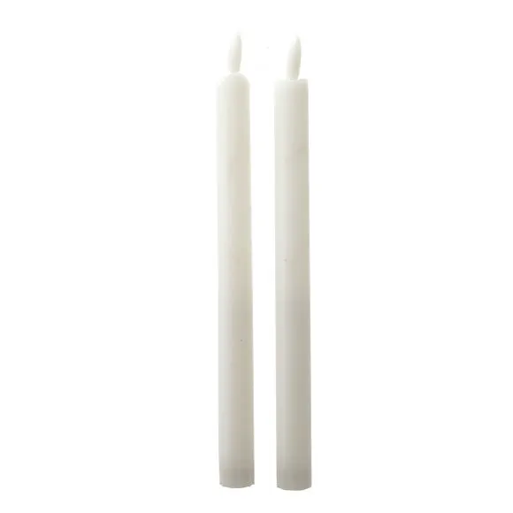 Set of 2 LED Taper Candles 3