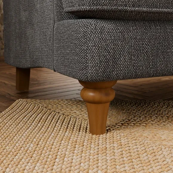 Beatrice II Soft Tonal Chenille Snuggle Chair 5