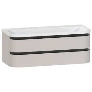 Duarti by Calypso Berrington Cashmere Glow Vanity with Whitley Basin - 1200mm