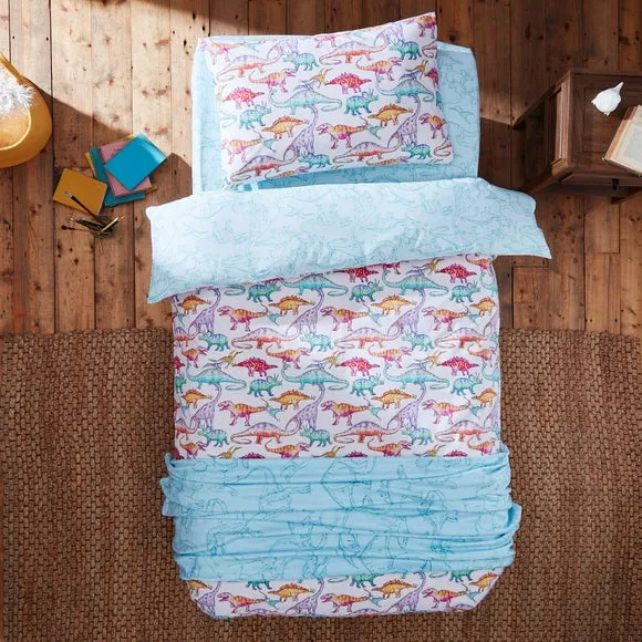 Dinosaurs Gallery 100% Cotton Duvet Cover & Pillowcase Set 2