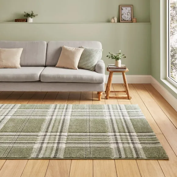 Catherine Lansfield Kelso Check Rug 1