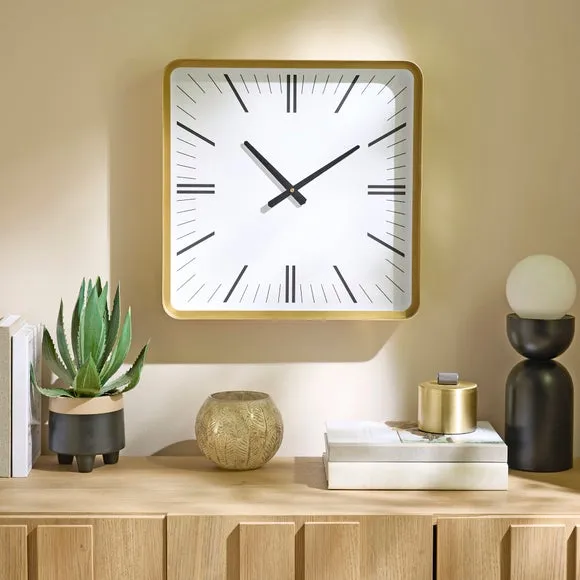 New York Square Wall Clock