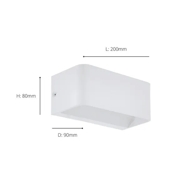 EGLO Sania 4 Light LED Wall Light 3