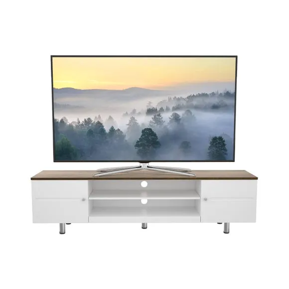 AVF White Sands Extra Wide TV Stand for TVs up to 85” 4